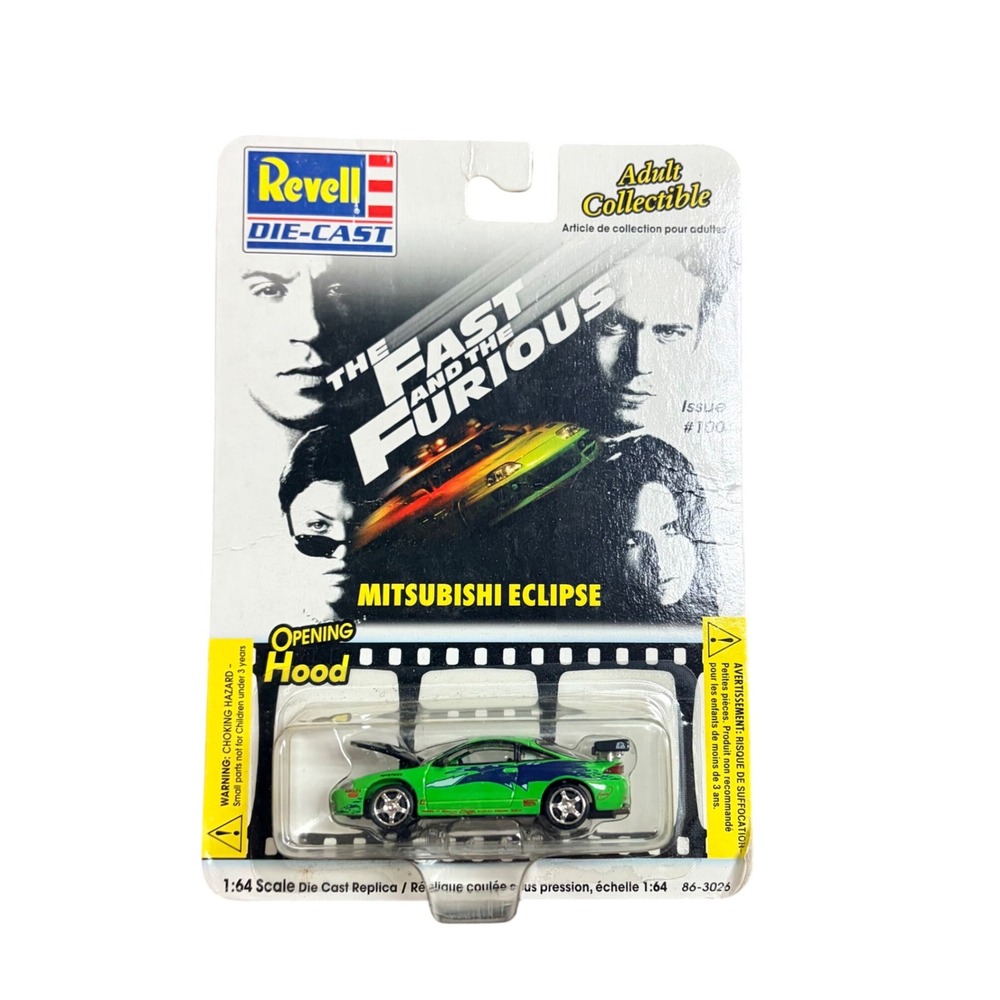 Revell Fast and the Furious Mitsubishi Eclipse 1:64 Die-Cast Green 86-3026